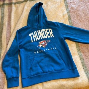 Blue Thunder OKC Basketball NBA Hoodie Youth size 10-12 Oklahoma City sweatshirt